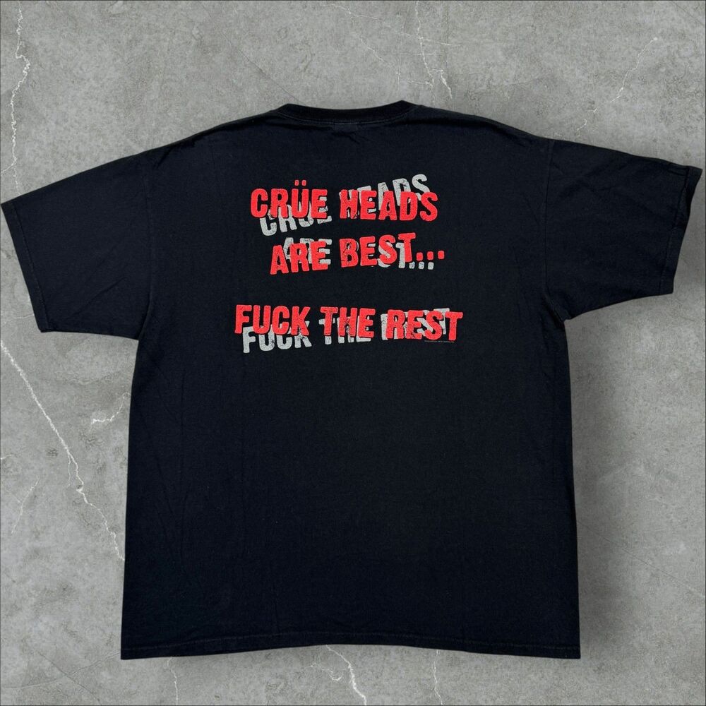 VTG NOS Motley Crue 2005 Carnival of Sins Tour "F*CK THE REST" Concert Tee - 2XL - Picture 2 of 7